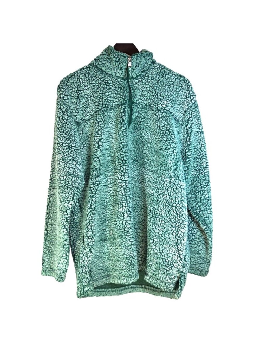 Boxercraft Frosty Hunter Green 1/4 Zip Sherpa Fall Pullover Sweater Plus Size 2X